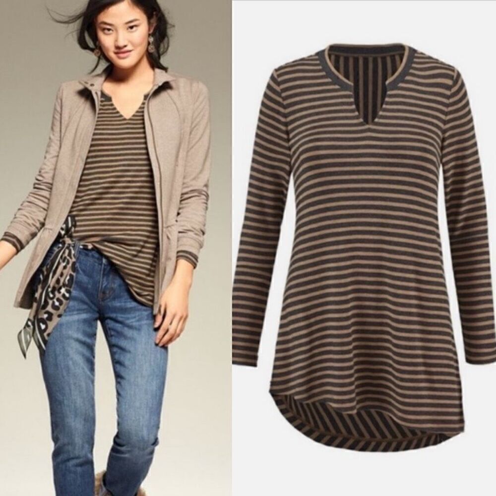 Cabi Womens Slant Tunic Top Shirt size Medium #3629‎
